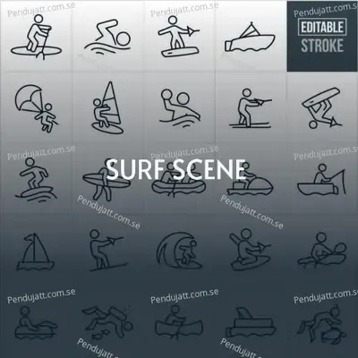 Surf Scene - Various Artists cover album