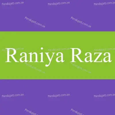 Tan So Ta Yaada Kruch - Raniya Raza album cover 