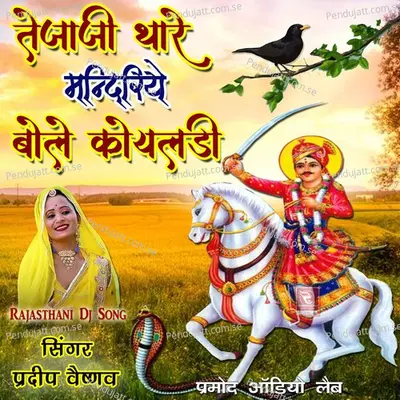 Tejaji Thare Mandiriye Bole Koyaldi Rajasthani Dj Song - Pradeep Vaishnav album cover 