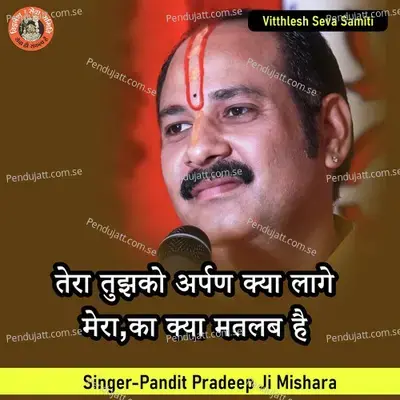 Tera Tujhko Arpan Kya Lage Mera  Ka Kya Matlab Hai - Pandit Pradeep Ji Mishra album cover 