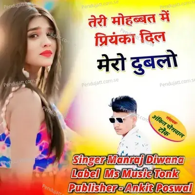 Teri Mohabbat Me Priyanka Dil Dublo Hogyo - Manraj Diwana album cover 