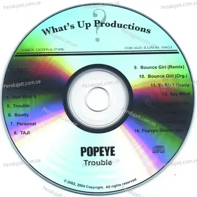 I Know - Popeye album cover 