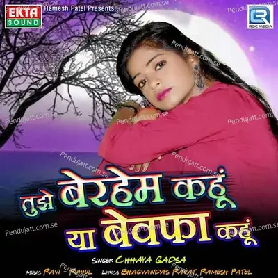 Tujhe Berahem Kahu Ya Bewafa Kahu - Chhaya Gadsa album cover 