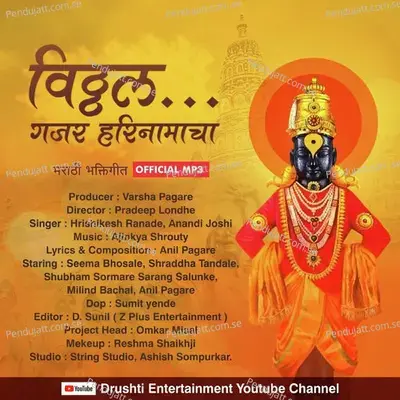 Vitthal Gajar Hari Namacha - Hrishikesh Ranade album cover 