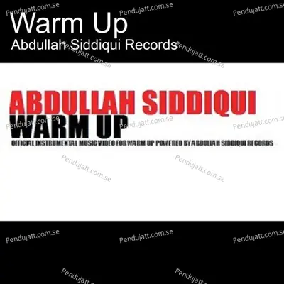 Warm Up - Abdullah Siddiqui album cover 