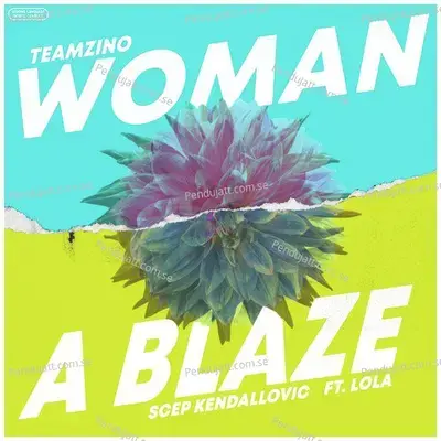 Woman A Blaze - Teamzino album cover 