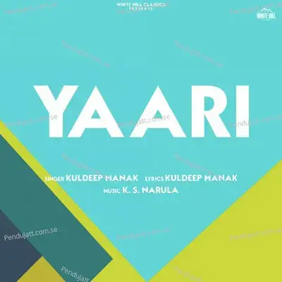 Yaari - Kuldeep Manak album cover 