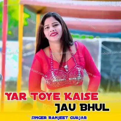 Yar Toye Kaise Jau Bhul - Ranjeet Gurjar album cover 