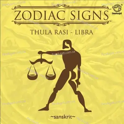 Zodiac Signs Thula Rasi Libra - Dr.R. Thiagarajan cover album